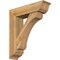 Ekena Millwork Legacy Traditional Rough Sawn Bracket w/ Offset Brace, Western Red Cedar, 8"W x 30"D x 34"H BKT0806X30X34LEC01RWR - alternate 1